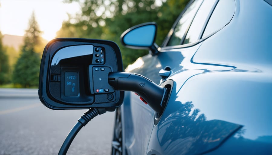 Policy professionals meeting to discuss electric vehicle accessibility and consumer protection regulations